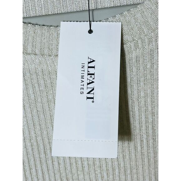 NWT Alfani Intimates Sleepwear Heather Grain Top Small Cozy Soft Cabincore Basic - Picture 4 of 8